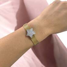 Women's Mesh Bracelet Pendant Clip Charm Fashion Blogger Elegant Woman - 金星 - 查看 1