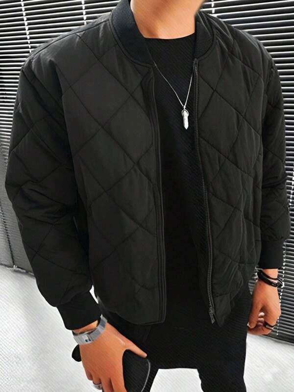 1pc Boys/Teens Versatile Casual Outdoor Daily Wear V-Neck Fleece Jacket, Autumn/Winter