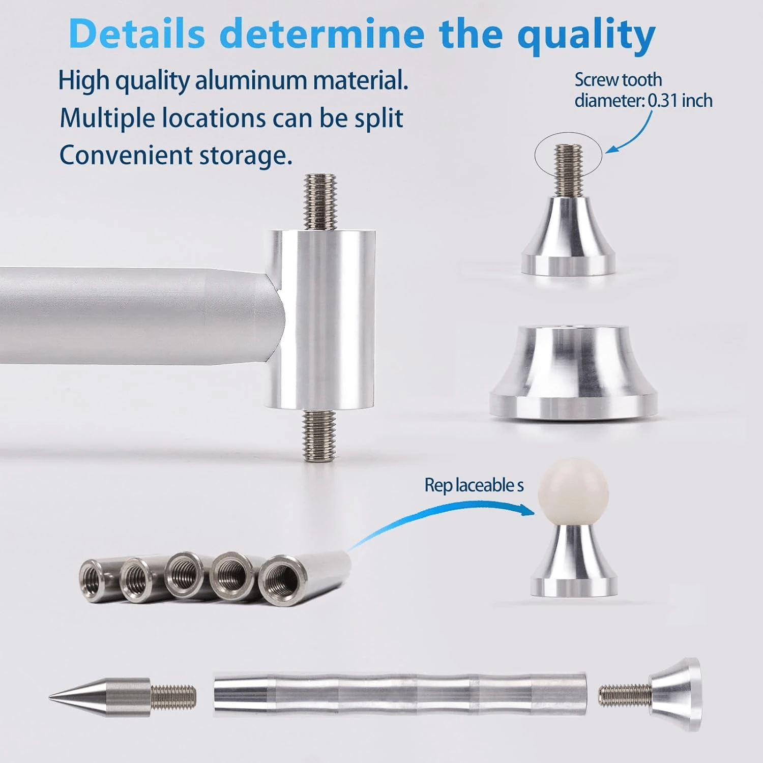 Car Dent Repair Hammer 25Piece Set Dent Remover Tool, PaintFree