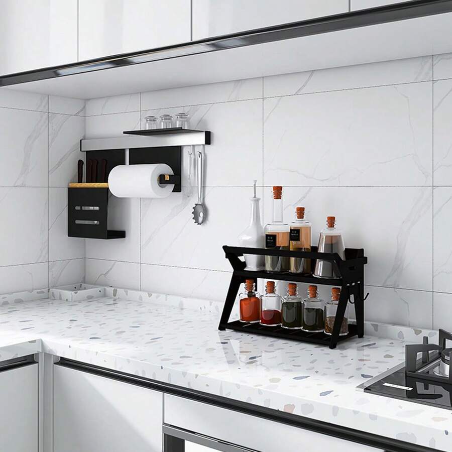 Black & Golden Marble Peel And Stick Wallpaper Waterproof, Self