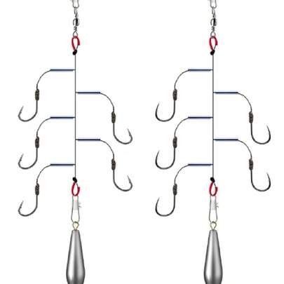 1pc Outdoor Powerful Horse Shaped Anti- Fishing Hook Rig, Suitable For Sea Fishing Rod