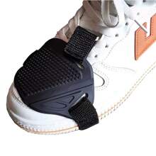 1pc Universal Motorcycle Gear Shift Brake Shoe Pad - Durable - Black - View 3