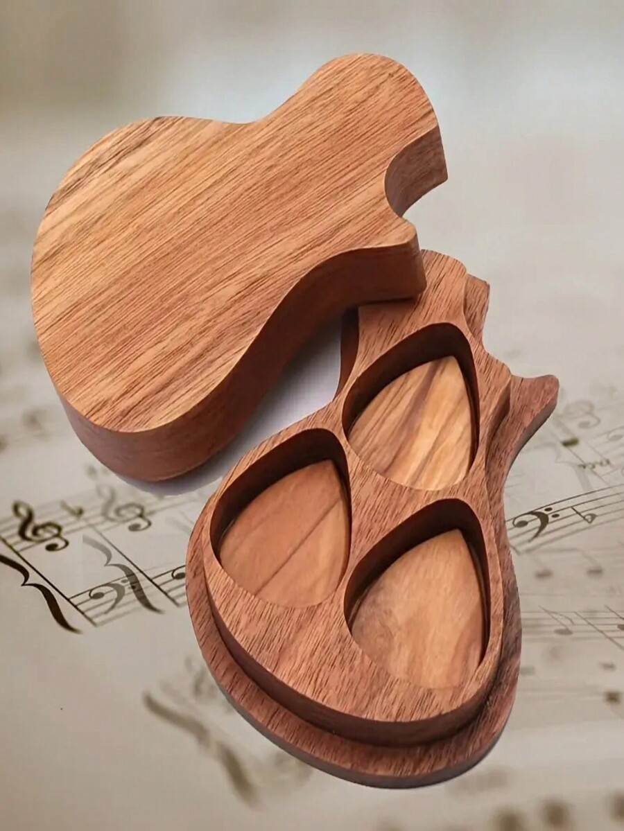 1pc Guitar Pick Holder Box The Perfect Musical Gift For Acoustic