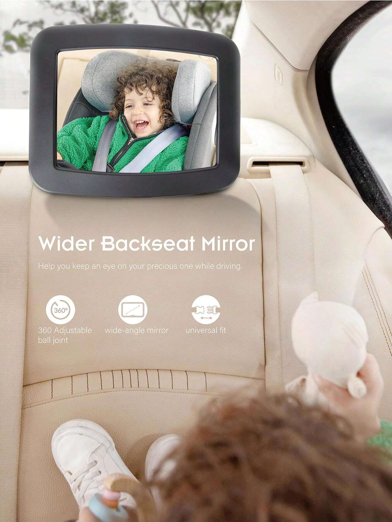 Baby Car Mirror, Safety Car Seat Mirror For Rear Facing Infant SHEIN EUR