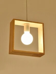 220V/现代简约几何餐厅吊灯，北欧风格客厅阳台吊灯，木制咖啡店/酒吧/服装店吧台 E27 吊灯 - 吊燈 - 查看 15