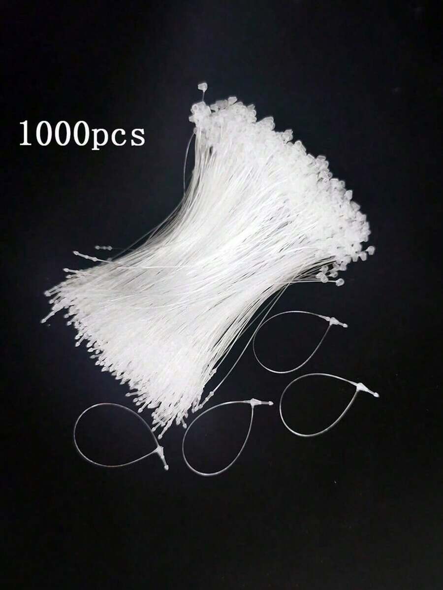 1000Piece Disposable Plastic Gift Packaging Label Buckles, Simple