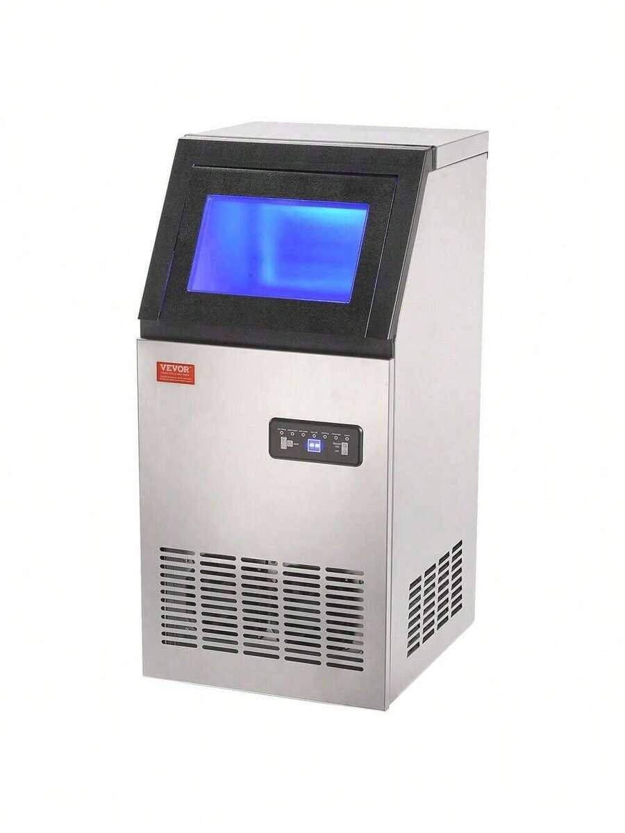 VEVOR Commercial Ice Maker Undercounter Ice Cube Machine Freestanding