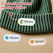 Nhãn tên ủi tùy chỉnh chống thấm nước cho quần áo - Cá nhân hóa và dễ dán, bền và an toàn khi giặt bằng máy - Tạo thẻ tên tùy chỉnh cho quần áo, túi xách và phụ kiện với thiết kế vui nhộn - Hoàn hảo cho việc sắp xếp nhà cửa, du lịch và mặc hàng ngày - Bền lâu, chống phai màu và lý tưởng để cá nhân hóa và sắp xếp quần áo cho mọi dịp - màu sắc - Xem 1