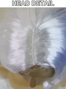 圣诞节专业圣诞老人假发套装，中长款中分蓬松卷曲白色合成假发，配红色帽子、眼镜、白色眉毛和胡须，男女皆宜，适合派对、日常角色扮演、老人、宙斯国王、巫师等场合，可用于节日、嘉年华、音乐会、度假、摄影、动漫展、展览、感恩节、生日等场合，也可作为礼物/装饰品/道具。 - 彩色 - 查看 8