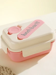 800ML Lunchbox Comes With Tableware, Lunch Box Lunch Box, 480ml Direct Drink Cup - Hồng - Xem 5