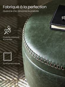 VASAGLE Storage Bins With Lids - Dark Green - View 3