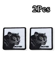 2pcs Embroidered Patch Decorative Accessories, Fashionable Versatile Matching For Baseball Cap, Knit Hat, Bucket Hat, Straw Hat, Dress Hat, Etc. - A - View 18