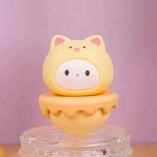 1pc Soft Fabric Cute Pet Squishy Ornament, Lovely Roly-Poly Figureine, Creative Cartoon Birthday Gift - Multicolor - View 13