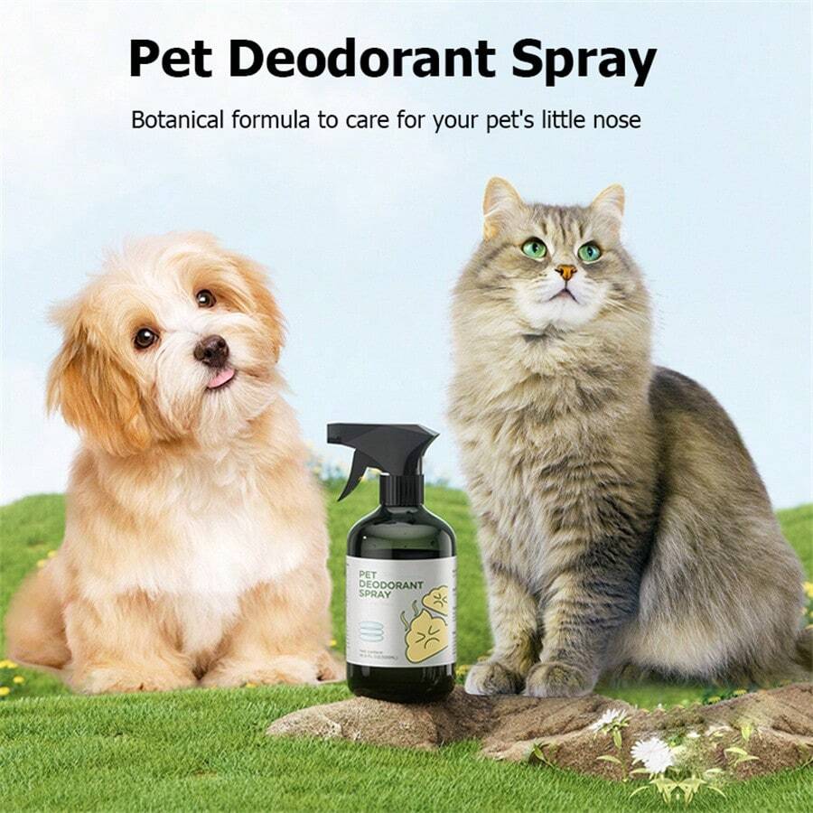500ml Pet Odor Eliminator Spray, PlantBased Safe Formula, Quick Odor