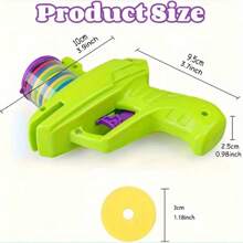 Ensemble de lance-jouets interactifs avec disques en mousse - Lance-jouets manuels pour cadeau d'amateurs de chats/chiens et jeux d'amour de maman de chien/chat. Jouet en plastique sans piles - Disques colorés pour jeux de fête et activités amusantes