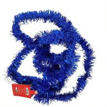 Kit 3 Metallic Blue Shiny Garlands 5cm X 2 Meters - Magizi - 藍色 - 查看 4