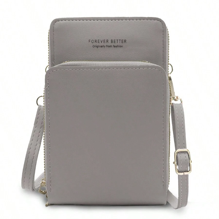 ONDA SHOP Crossbody Crossbody Bag For Cell Phone Women Lady - Grey - View 1