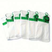 12 Túi lọc bụi cho VK140 VK150 Túi đựng rác Vorwerk FP140 Bo Rate Kobold Phụ tùng thay thế cho máy hút bụi - Trắng + Xanh lá - Xem 2