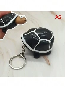 1 móc khóa rùa nhồi bông mềm mại, móc khóa sáng tạo, mặt dây chuyền ba lô, móc khóa túi xách, quà tặng sinh nhật/tiệc - Nhiều màu - Xem 6