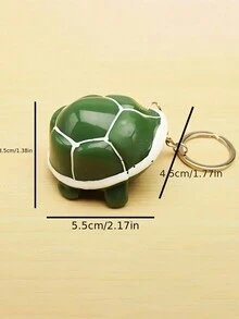 1 móc khóa rùa nhồi bông mềm mại, móc khóa sáng tạo, mặt dây chuyền ba lô, móc khóa túi xách, quà tặng sinh nhật/tiệc - Nhiều màu - Xem 3