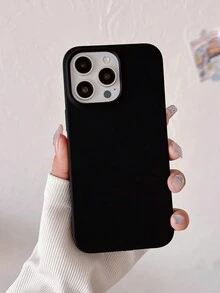 Ốp lưng bảo vệ điện thoại tương thích với iPhone 12/13/14/15/16, iPhone 12/13/14/15/16 Pro, iPhone 12/13/14/15/16 Pro Max, Ốp lưng bảo vệ PC bền, dễ thương và thanh lịch, thích hợp cho bé trai, bé gái, nam và nữ - Màu đen - màu đen - Xem 3
