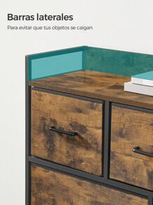 SONGMICS Drawer Storage Cabinet - 棕色 - 查看 4