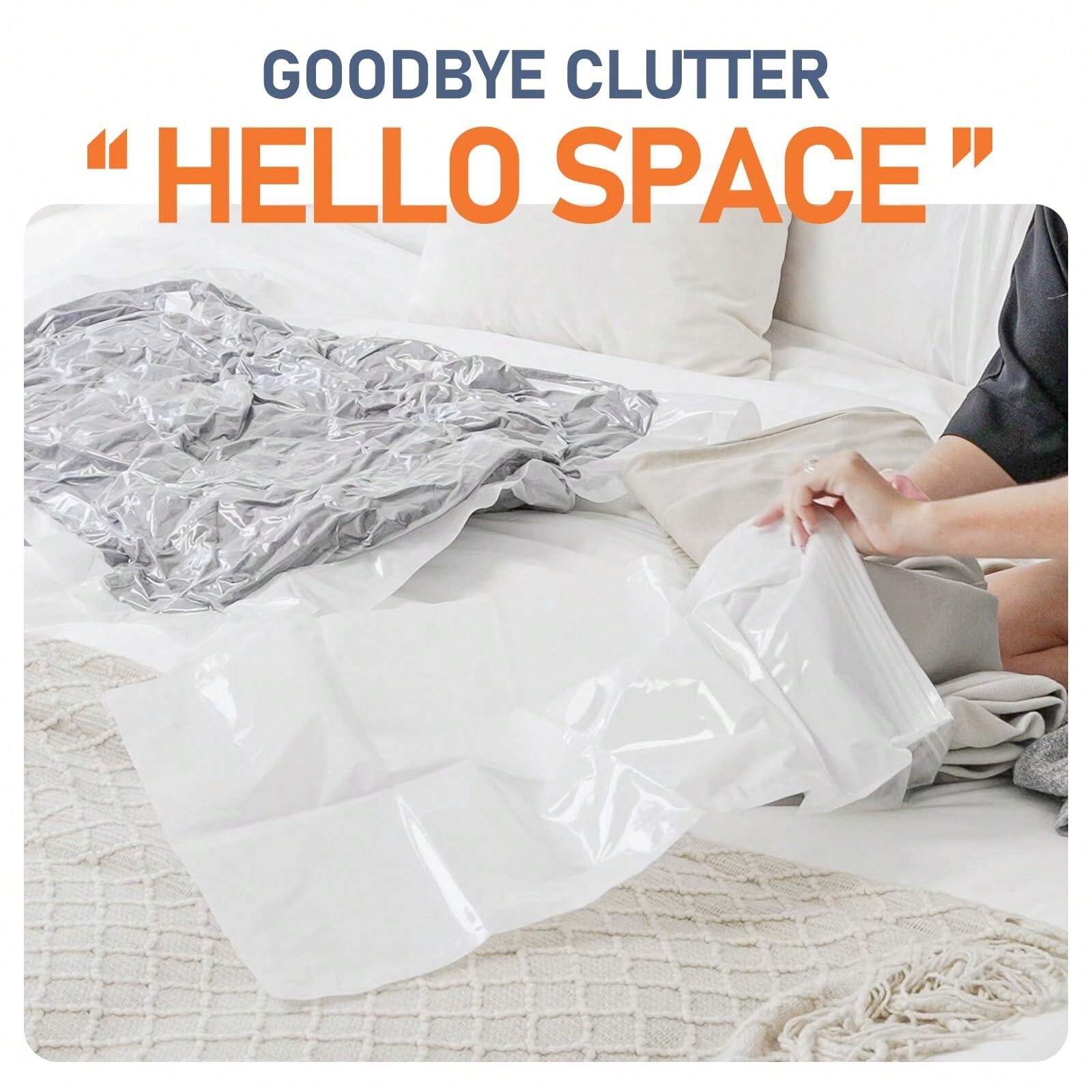 Vacuum Storage Bags, Beding Organizer Cloest Organiser Space Saver Bags