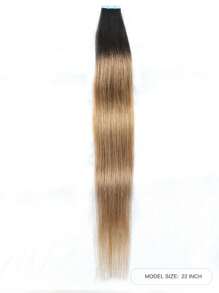 Jessie's Selection 20pcs/Pack 50g Tape In Hair Extensions Skin Weft Remy Silky Straight Seamless Invisible Tape Adhensive 150Grams 100% Human Hair Extensions For Volume Add Length Luxury Quality Affordable Cost Salon Quality (#2T6 Ombre Dark Brown & Light Brown) - S2/6 - 查看 3