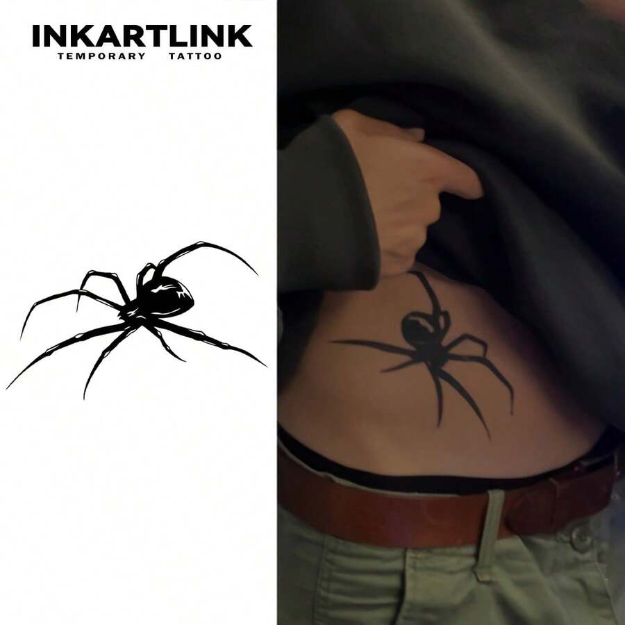 INKARTLINK 创新纹身技术：半永久纹身、蜘蛛设计、逼真纹身、临时纹身、防水、真实纹身外观、小众设计纹身、果汁纹身、植物纹身