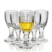 6pcs/Set Mini Sake Cups - 0.37oz Reusable Insulated Glass Sake Cups, Multipurpose, Birthday, Christmas, New Year Gift