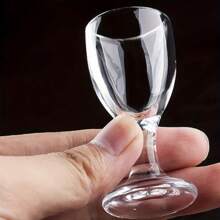 6pcs/Set Mini Sake Cups - 0.37oz Reusable Insulated Glass Sake Cups, Multipurpose, Birthday, Christmas, New Year Gift