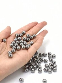 200/500/700/1000 Pcs/Pack 6mm (0.24in) Stainless Steel Balls For Slingshots, Hunting, Industrial Materials, Bicycle Bearings, Precision Mirror-Polished Hardened Balls - Silver - View 4