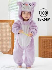 MICHLEY 1 pièce MICHLEY Sac de couchage bébé à manches longues avec double fermeture éclair. Automne hiver. Dinosaure/Chauve-souris/Singe/Lapin mignons et confortables avec chapeau. Déguisement. Sac de couchage en polyester pour enfants. 0-3 ans. Unisexe. Fournitures pour bébés. Convient pour l'intérieur, l'extérieur, les festivals. Amour Saint-Valentin