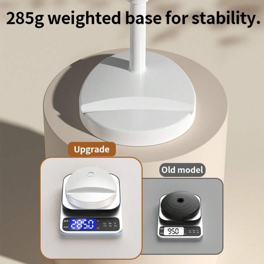 Phone Holder Adjustable Desk Phone Hook, Slotted Disc Telescopic 360