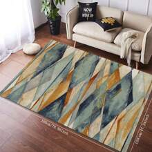 1 件欧式客厅地毯、卧室床边地毯、水晶天鹅绒沙发茶几地毯、家居地毯、走廊入口地毯、阳台地毯 - 彩色 - 查看 14