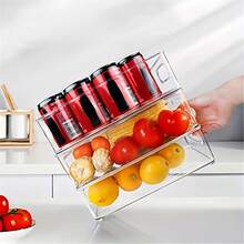 1 hộp đựng đồ để bàn di động, giỏ đựng đồ bằng acrylic trong suốt đựng mỹ phẩm, văn phòng phẩm, đồ dùng vệ sinh, thuốc men và đồ tạp hóa, hộp đựng đồ đa năng, hộp đựng đồ trang điểm - Nhiều màu - Xem 5