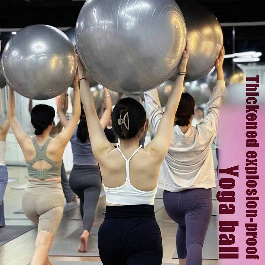 55cm/65cm/75cm Fitness Yoga Ball Thickened Explosion Proof  Fitness Ball Balance Weight Loss Ball