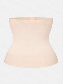Women's Simple Solid Color Waist Trimmer Corset Belt  - Pink - View 2