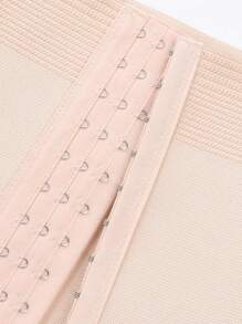 Women's Simple Solid Color Waist Trimmer Corset Belt  - Pink - View 6