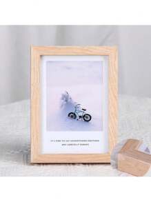 1 件木制壁挂相框，现代家居透明相框，翻转磁性木制相框，用于存储和展示艺术品、涂鸦、奖品和证书、家庭办公室装饰 - 多色 - 查看 5