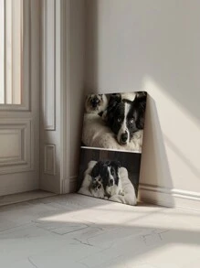 1 tấm vải canvas căng ảnh thú cưng tùy chỉnh, trang trí ảnh ghép 2, sản phẩm tùy chỉnh, trang trí nhà cao cấp, quà tặng kỷ niệm sinh nhật thú cưng, cho phòng ngủ & phòng khách, quà tặng Valentine lãng mạn hoàn hảo, kỷ niệm ngày cưới, lý tưởng cho bạn trai, bạn gái, cha mẹ & bạn bè, quà tặng Giáng sinh tuyệt vời, Lễ tạ ơn & Ngày của mẹ - nhiều màu - Xem 6