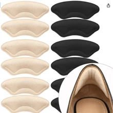 High Quality 8 Pieces (4pairs)Heel Clip Padding For Loose-Fitting Shoes, Heel Pad For Men And Women With Shoes That Are Too Big, Padding Improves Shoe Fit And Comfort And Prevents Heel Slipping And Blistering (4pairs) (Black, Beige), For Women Men Sneakers Shoes, Casual Shoes, Women Pumps Women Heels