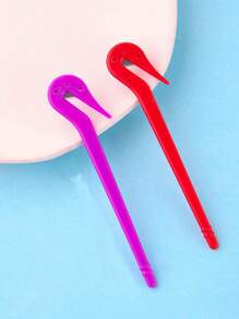 1 pieza Banda creativa desechable para cortar el cabello, herramienta elástica de goma para cortar el cabello sin enredos, color aleatorio