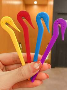 1 pieza Banda creativa desechable para cortar el cabello, herramienta elástica de goma para cortar el cabello sin enredos, color aleatorio