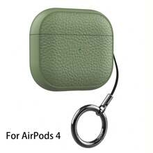 Funda protectora de TPU y piel sintética compatible con iPad 1/2, Pro, Pro 2, 3, 4, con apariencia de moda, proporciona protección completa, incluye llavero - Verde militar - Ver 12