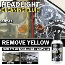 Bộ phục hồi đèn pha ô tô Ryekew 60ml - Loại bỏ vết xước, sửa chữa oxy hóa & làm sạch đèn pha - màu đen - Xem 6