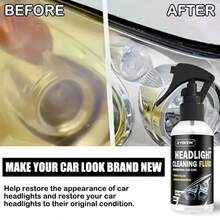 Bộ phục hồi đèn pha ô tô Ryekew 60ml - Loại bỏ vết xước, sửa chữa oxy hóa & làm sạch đèn pha - màu đen - Xem 4