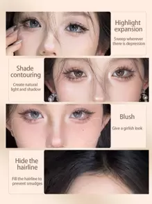 VEECCI 自由且易于绘制的高光和轮廓调色板哑光荧光笔 - V02 Misty Peach Grey - 查看 6