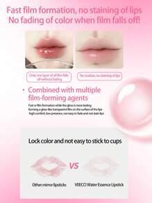 VEECCI 奶油水润精华唇膏持久丰唇防皱不粘腻 - M04 Candied red pear - 查看 6