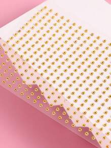 2mm Gold Face Jewels, Hair Jewels, Eyebrow Jewels, Diamond Stickers - Gold - View 5